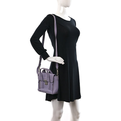 3.1 Phillip Lim Textured Calfskin Mini Pashli Satchel Lilac 3 of 19