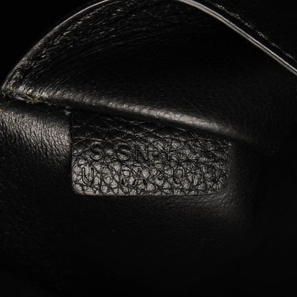 Celine Drummed Calfskin Suede Medium Trapeze Black 7 of 8