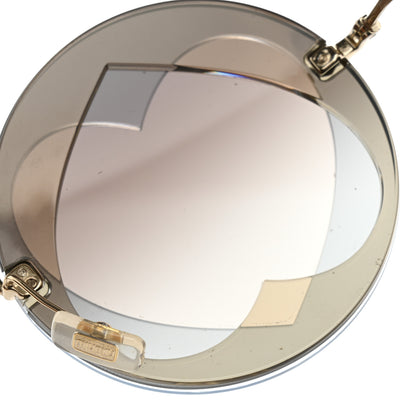 Miu Miu Acetate Heart Round SMU01S Sunglasses Blue 8 of 9