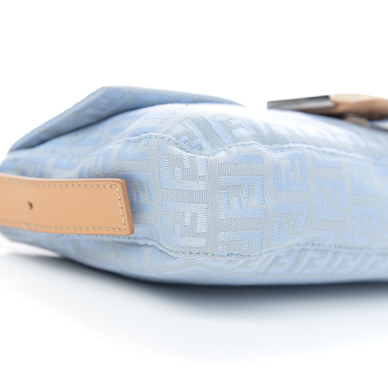 Fendi Zucchino Baguette Blue 8 of 9