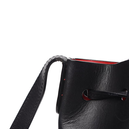Mansur Gavriel Vegetable Tanned Mini Mini Bucket Bag Black Flamma 8 of 11