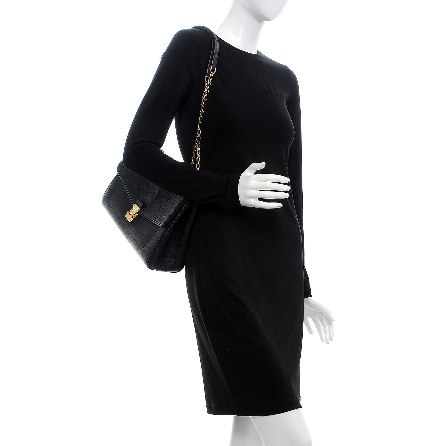 Louis Vuitton Empreinte Saint Germain MM Black 2 of 8