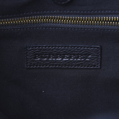 Burberry Overdyed Canvas Mega Check Drifton Backpack Black 5 of 10