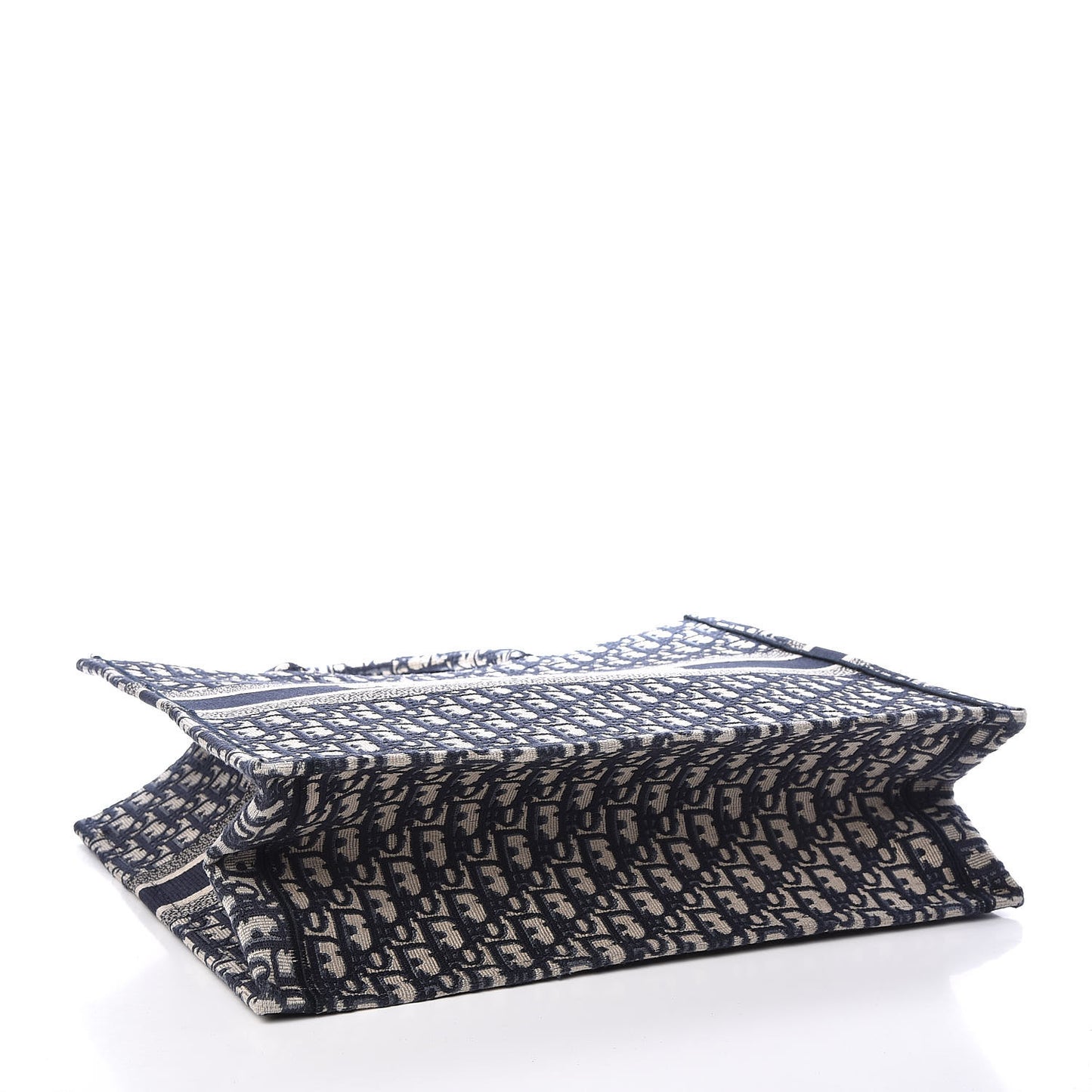Oblique Book Tote Blue Multicolor