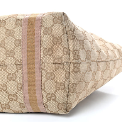 Gucci Monogram Medium Jolicoeur Tote Metallic 6 of 10