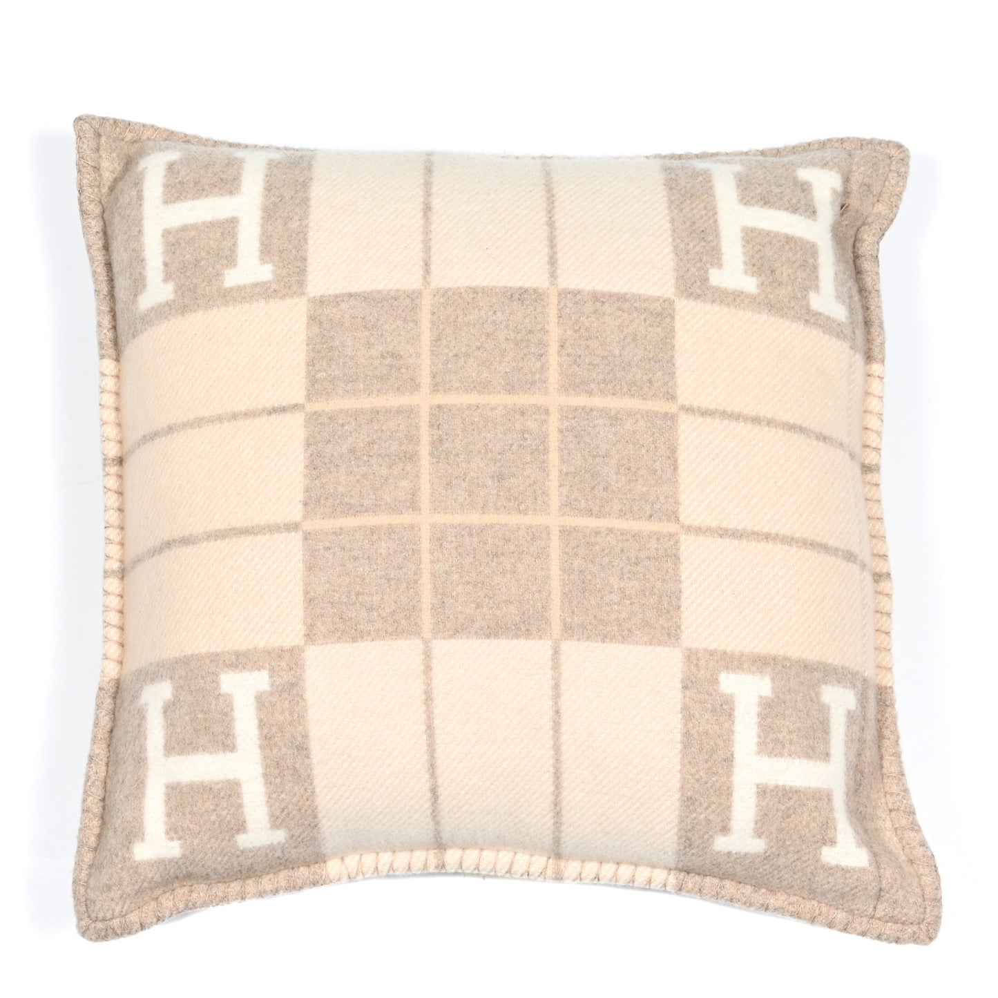 Wool Cashmere Avalon III Pillow PM Coco Camomille