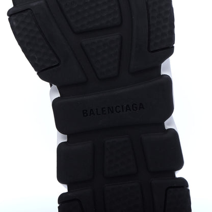 Balenciaga Neoprene Knit Allover Logo Bi-Color Sole Mens Speed Sneakers 42 Black White 7 of 9