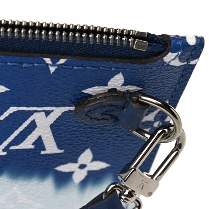 Louis Vuitton Monogram Escale Neverfull MM GM Pochette Blue 8 of 8