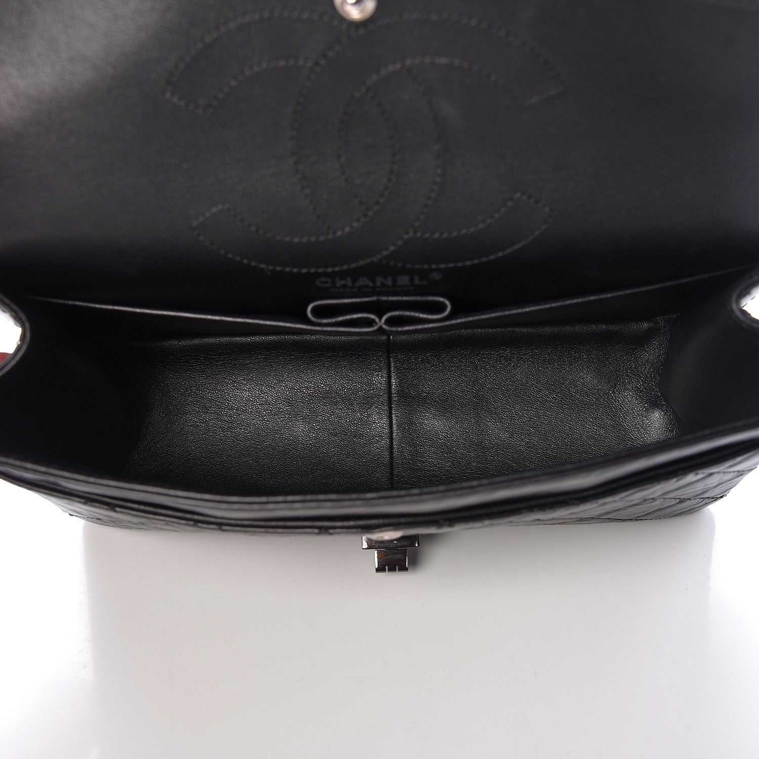 Chanel Aged Calfskin Quilted 2.55 Reissue 226 Flap So Black 5 of 10