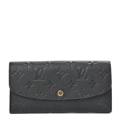 Louis Vuitton Empreinte Emilie Wallet Black Dune 1 of 8