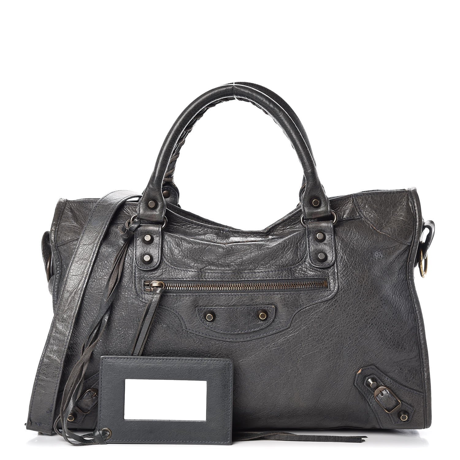 Balenciaga Agneau Classic Hardware City Anthracite 1 of 13