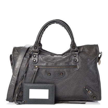Balenciaga Agneau Classic Hardware City Anthracite 1 of 13