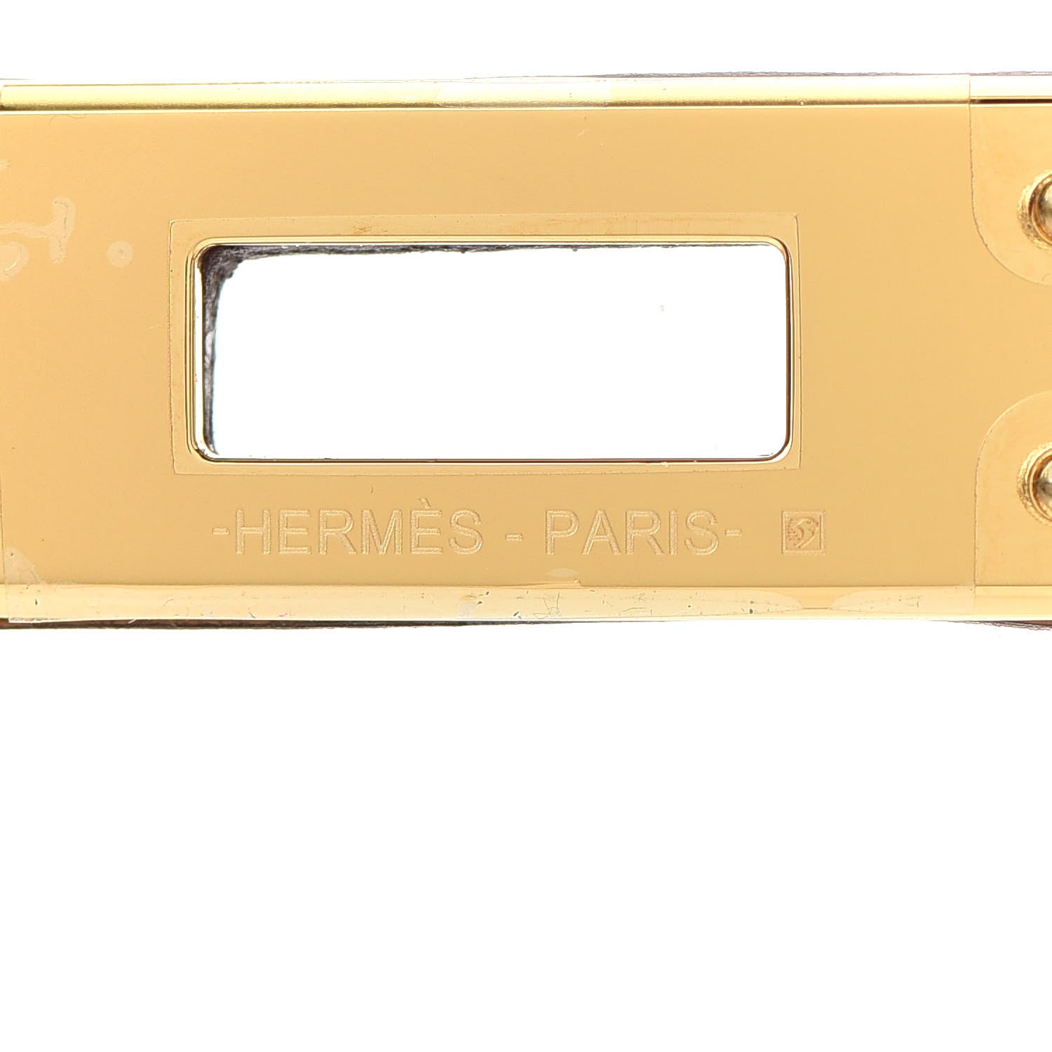 Hermes Epsom Horseshoe Mini Kelly Sellier 20 Craie Gold 20 of 33