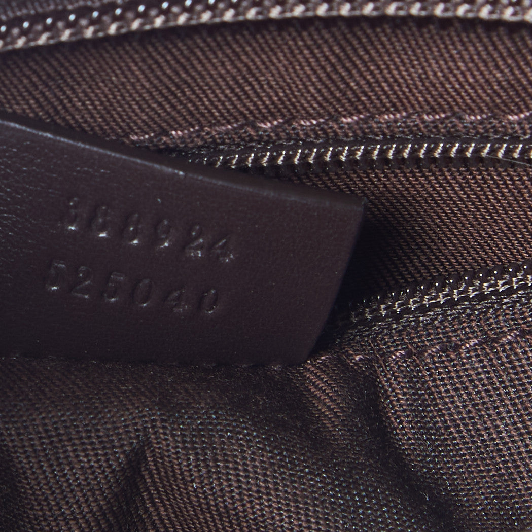 Gucci GG Plus Monogram Medium Flat Messenger Bag Dark Brown 10 of 10