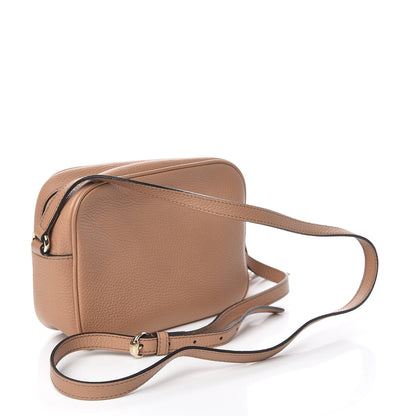 Gucci Pebbled Calfskin Small Soho Disco Bag Camelia 3 of 14