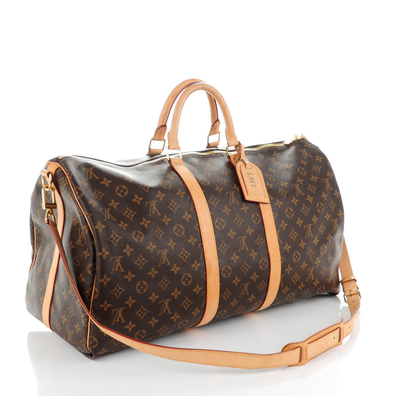 Louis Vuitton Monogram Keepall Bandouliere 55 4 of 10