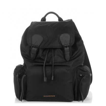 Burberry Technical Nylon Large Rucksack Backpack Black 1 of 7