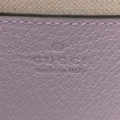Gucci Textured Dollar Calfskin Mini Ophidia Padlock Top Handle Chain Shoulder Bag Lapis 6 of 11