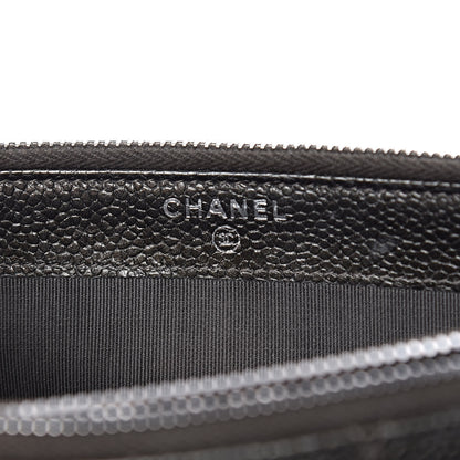 Chanel Caviar Quilted Small Clutch With Chain Dark Charcoal 8 of 17