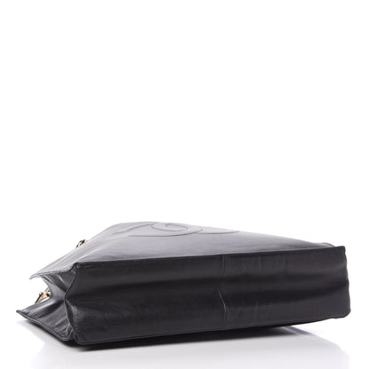 Chanel Lambskin CC Tote Black 4 of 10