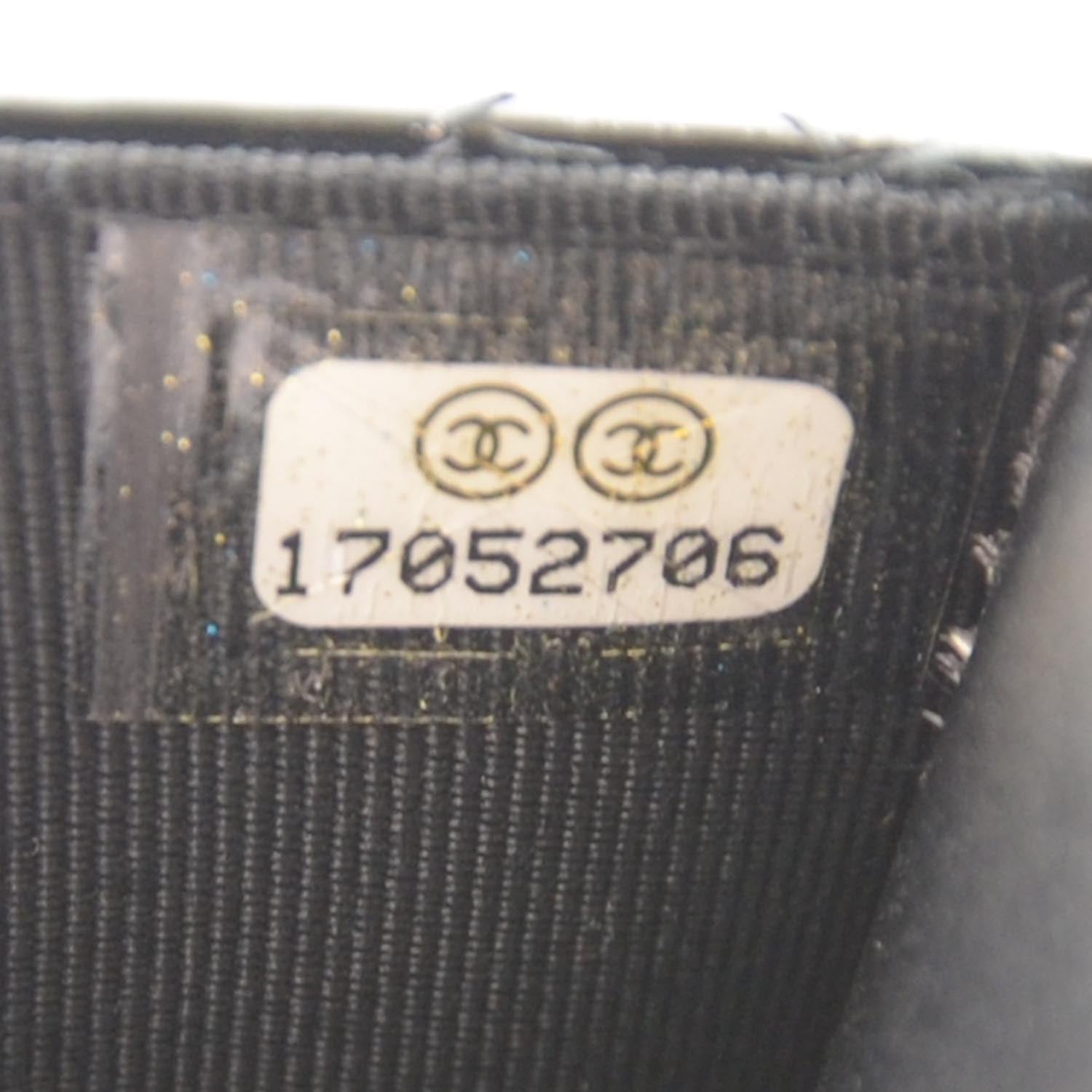 Chanel Patent Quilted Wallet On Chain WOC Black 9 of 9