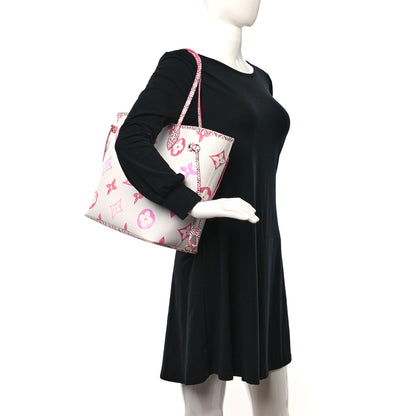 Louis Vuitton Monogram Giant By The Pool 2.0 Neverfull MM Rose 2 of 10