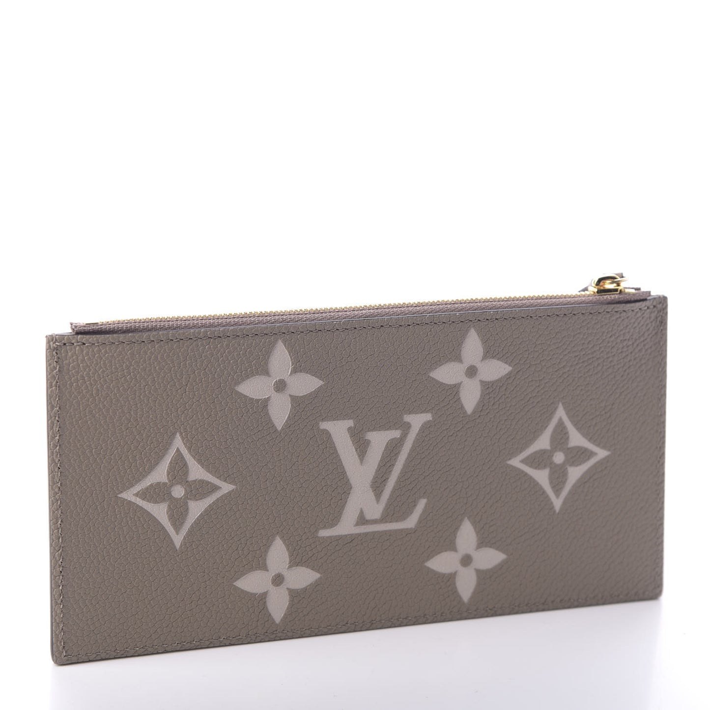 Empreinte Monogram Giant Pochette Felicie Zippered Insert Tourterelle Creme