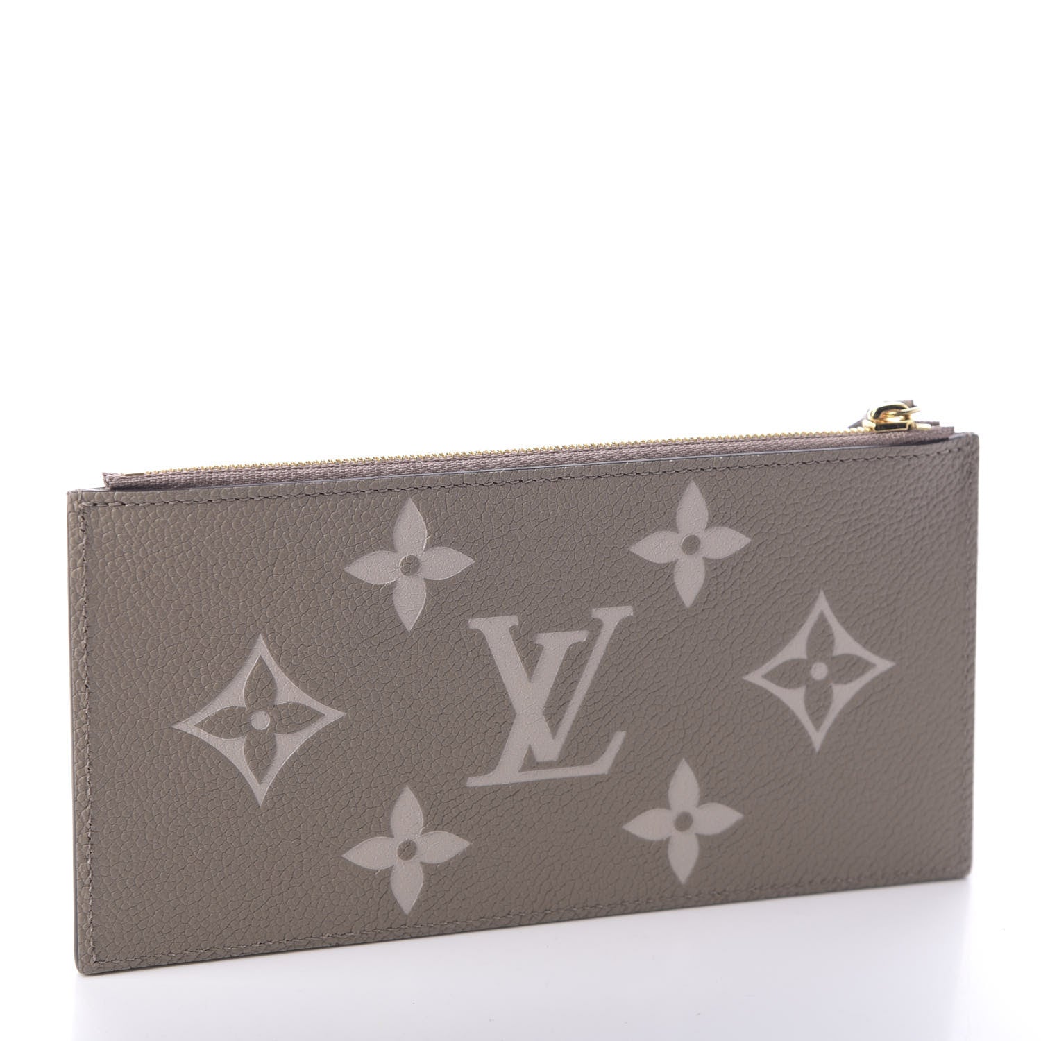 Louis Vuitton Empreinte Monogram Giant Pochette Felicie Zippered Insert Tourterelle Creme 3 of 6