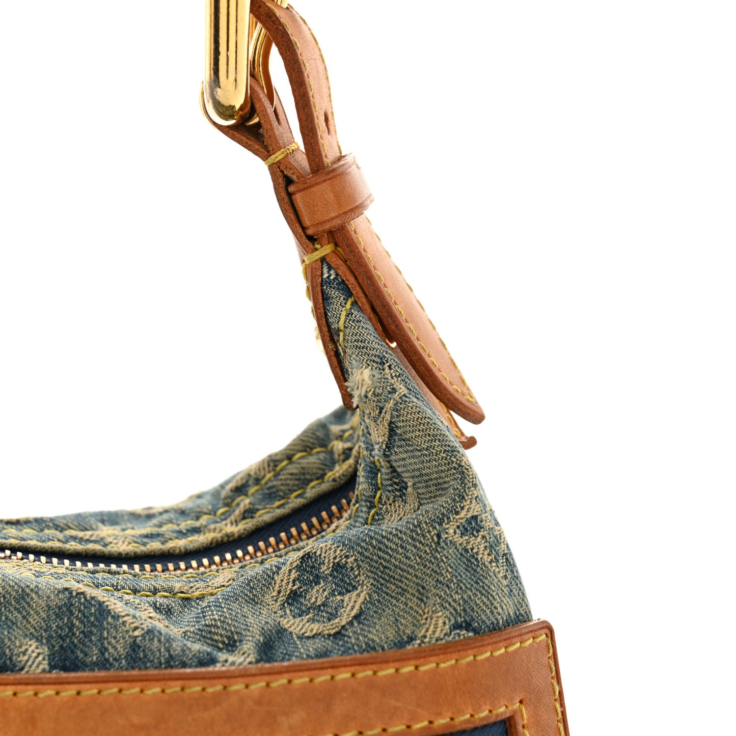 Monogram Denim Baggy PM Blue