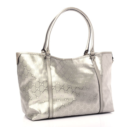 Gucci Imprime Monogram Medium Joy Tote Silver 3 of 10