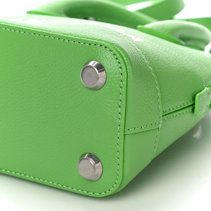 Balenciaga Grained Calfskin XXS Ville Top Handle Bag Light Green Fuchsia 9 of 9