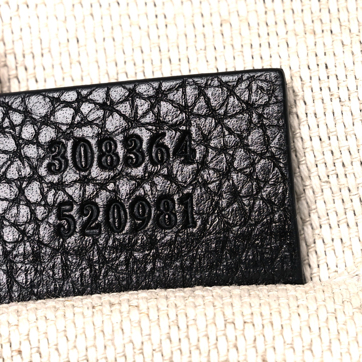 Pebbled Calfskin Small Soho Disco Bag Black