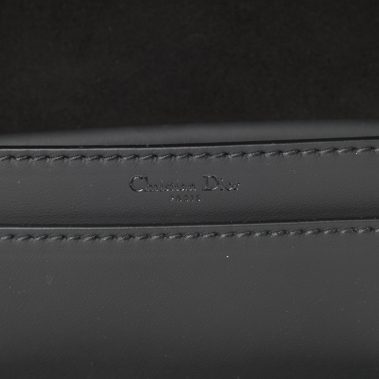 Calfskin J'Adior Chain Flap Bag Black