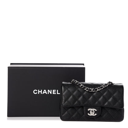 Chanel Caviar Quilted Mini Rectangular Flap Black 8 of 8
