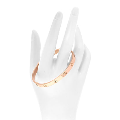 Cartier 18K Pink Gold LOVE Bracelet 19 4 of 12
