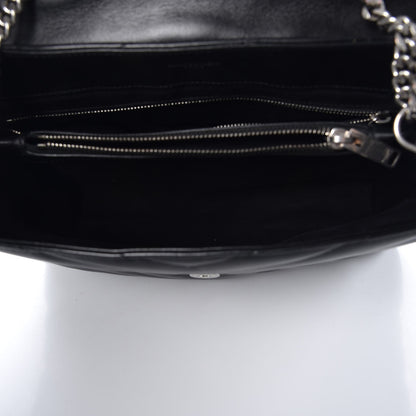 Saint Laurent Calfskin Y Quilted Monogram Medium Loulou Chain Satchel Black 4 of 12