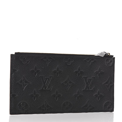 Louis Vuitton Empreinte Felicie Chain Wallet Zippered Insert Black 3 of 6