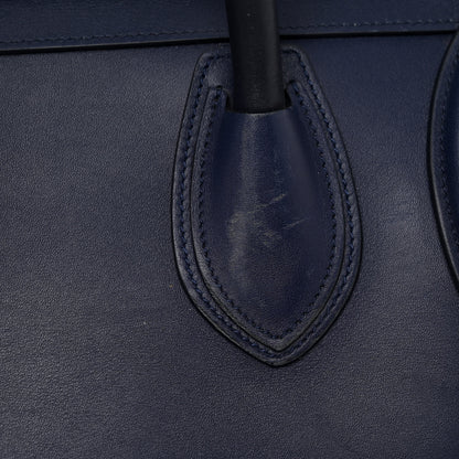 Celine Smooth Calfskin Mini Luggage Navy Blue 10 of 12