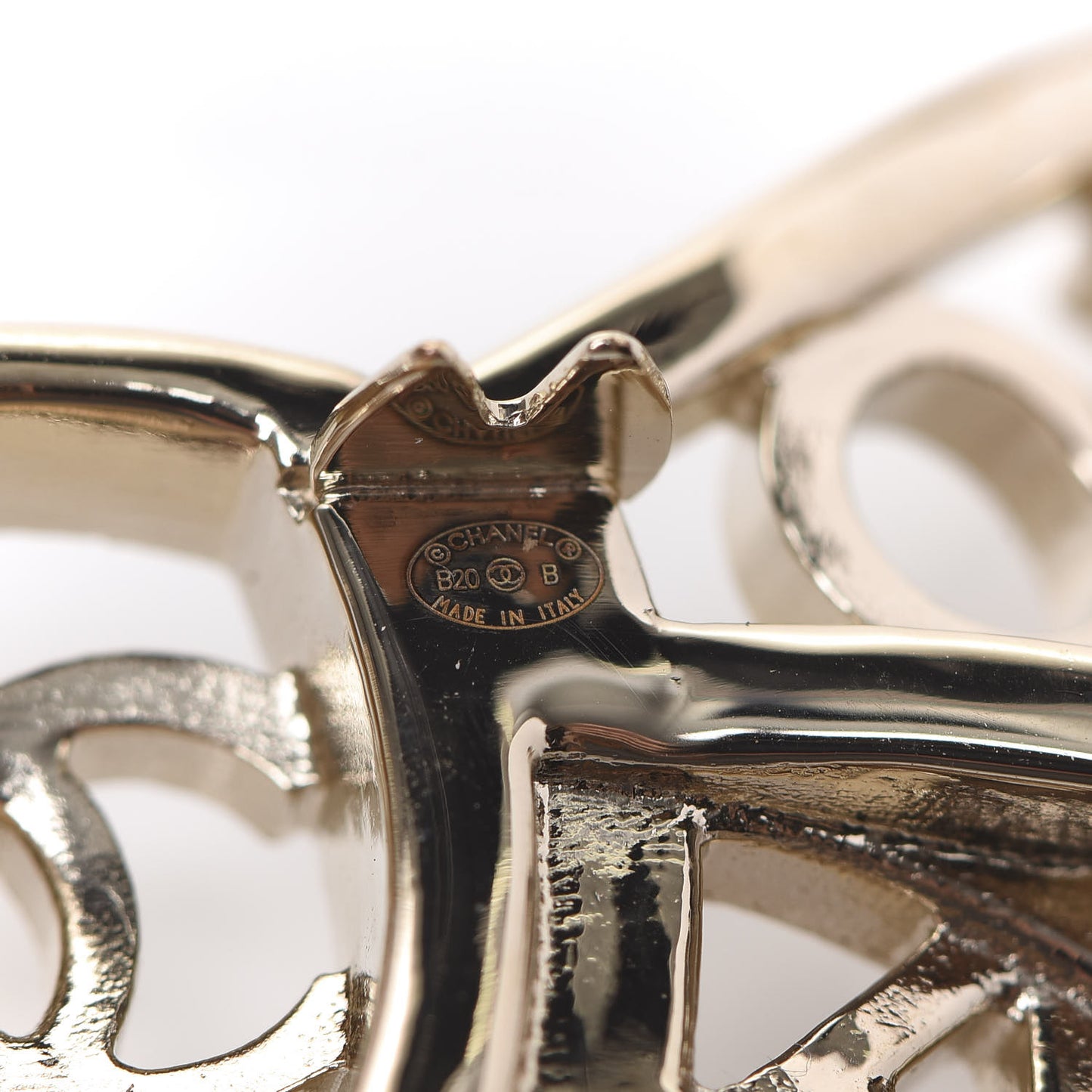 Metal Crystal Bow-tiful CC Hair Clip Gold