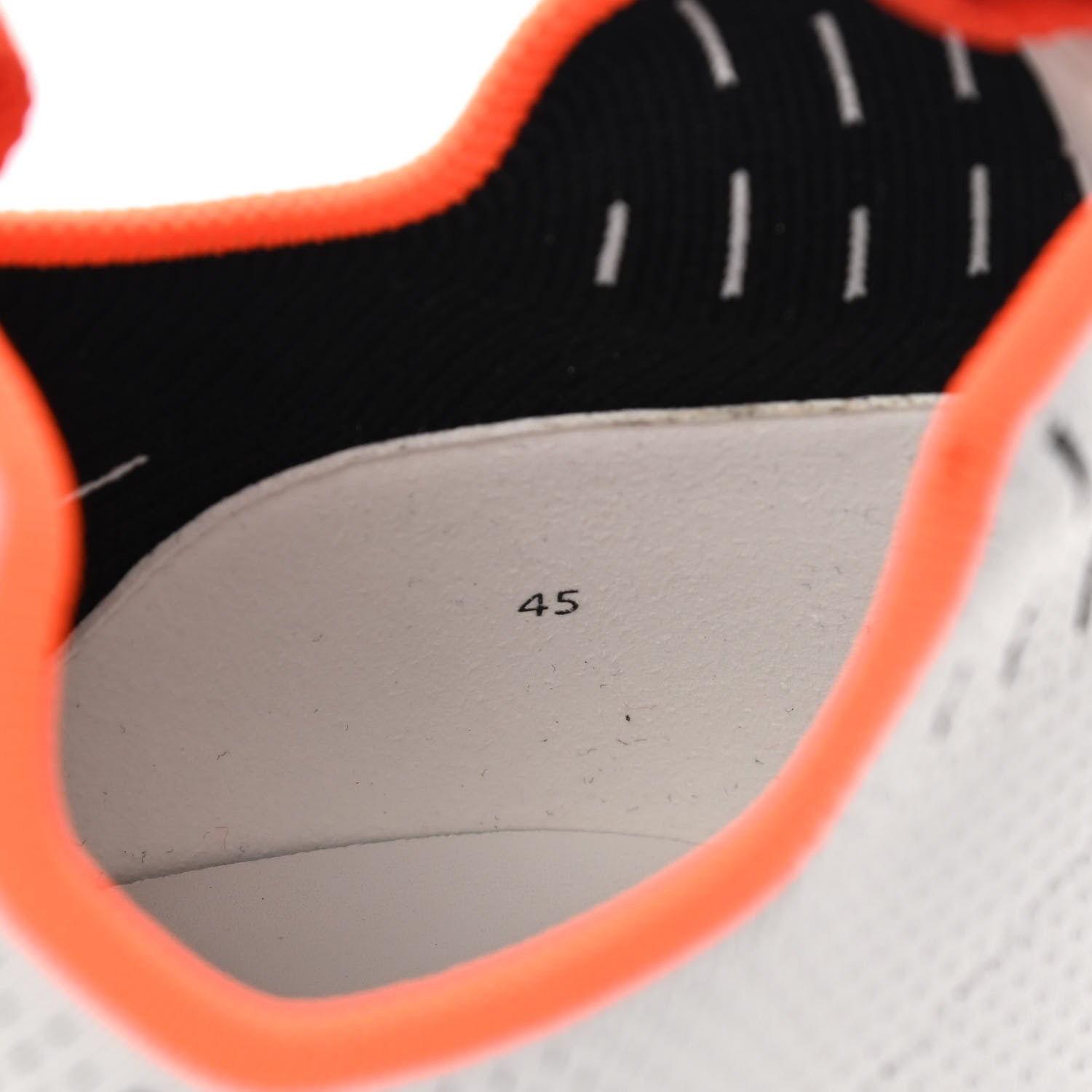 Hermes Technical Canvas Goatskin Mens Eclair Sneakers 45 White 7 of 9