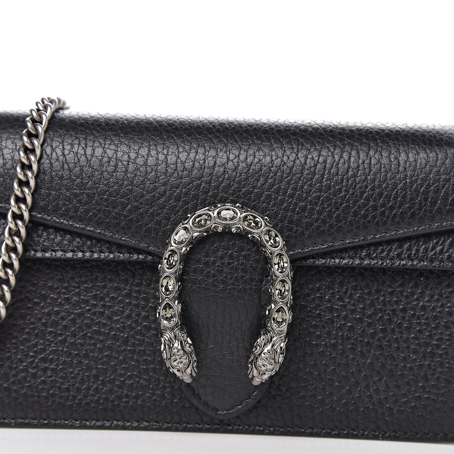 Calfskin Super Mini Dionysus Shoulder Bag Black