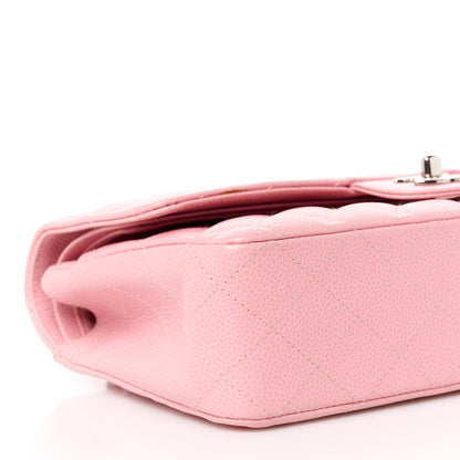 Chanel Caviar Quilted Medium Double Flap Light Pink 10 of 12