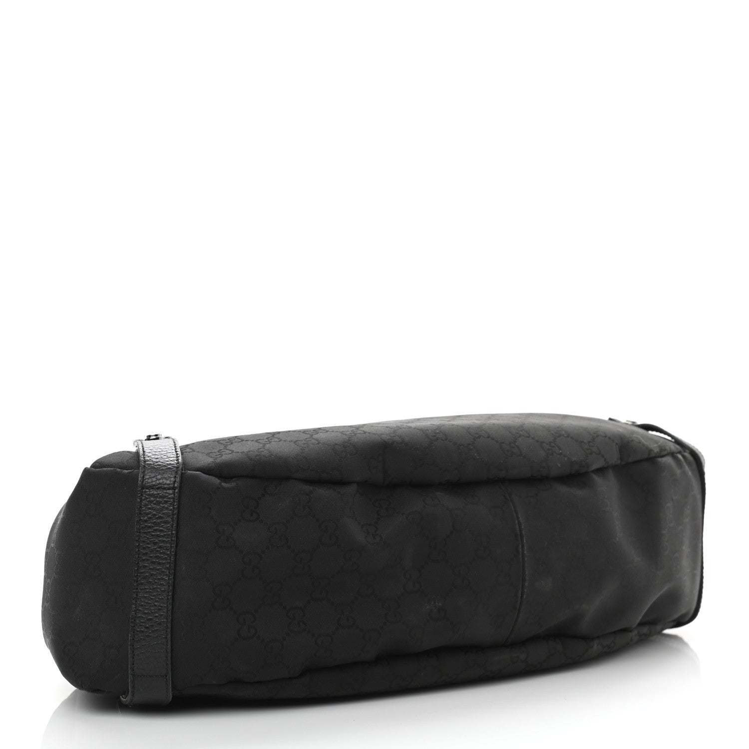 Gucci Nylon Monogram Medium Abbey Shoulder Bag Black 3 of 9
