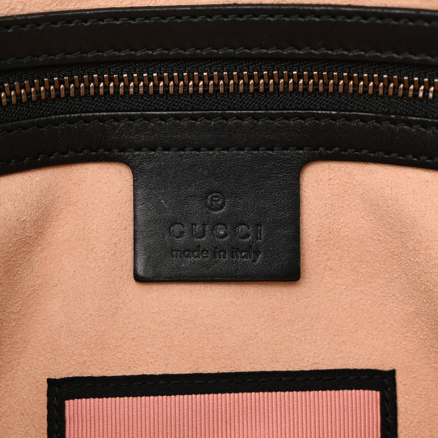 Gucci Calfskin Matelasse GucciGhost Medium GG Marmont Chain Shoulder Bag Black New Acquamarine 6 of 12