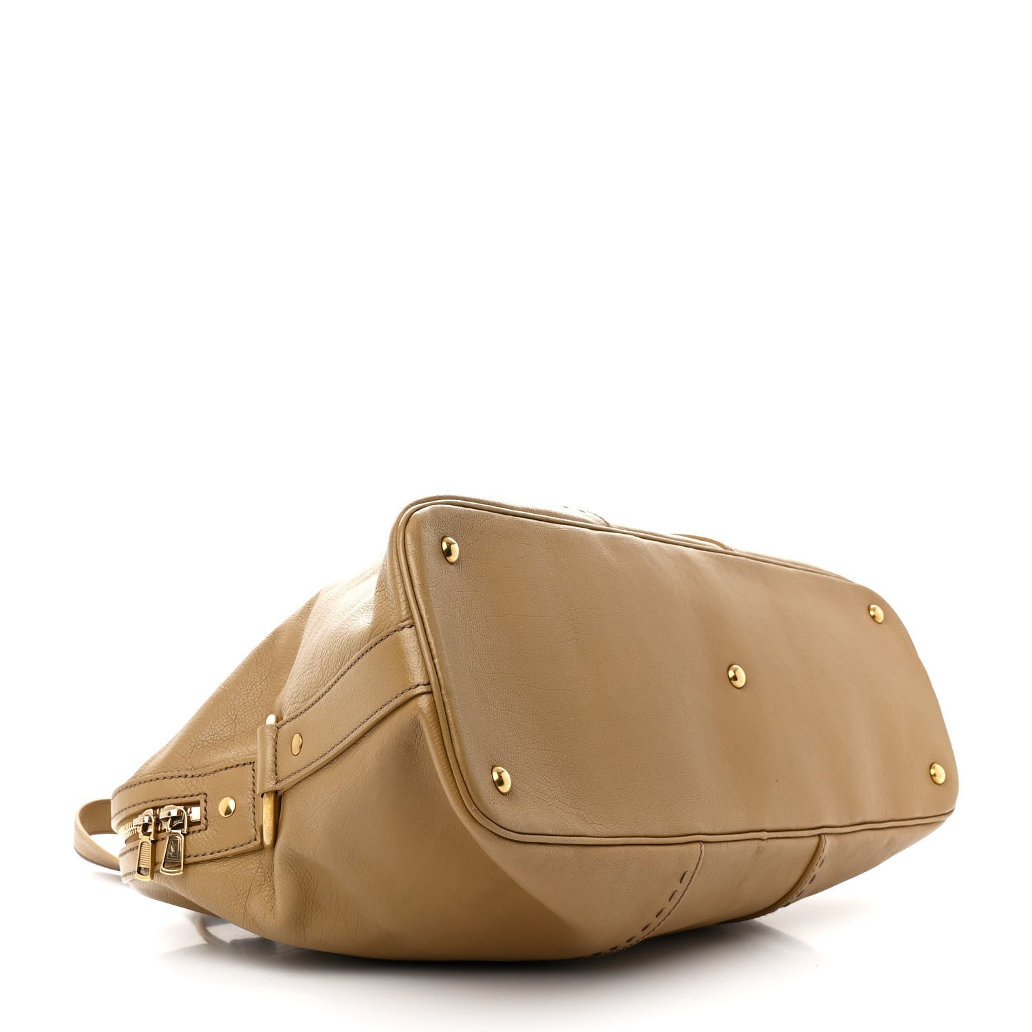 Saint Laurent Calfskin Oversized Muse Beige 4 of 10