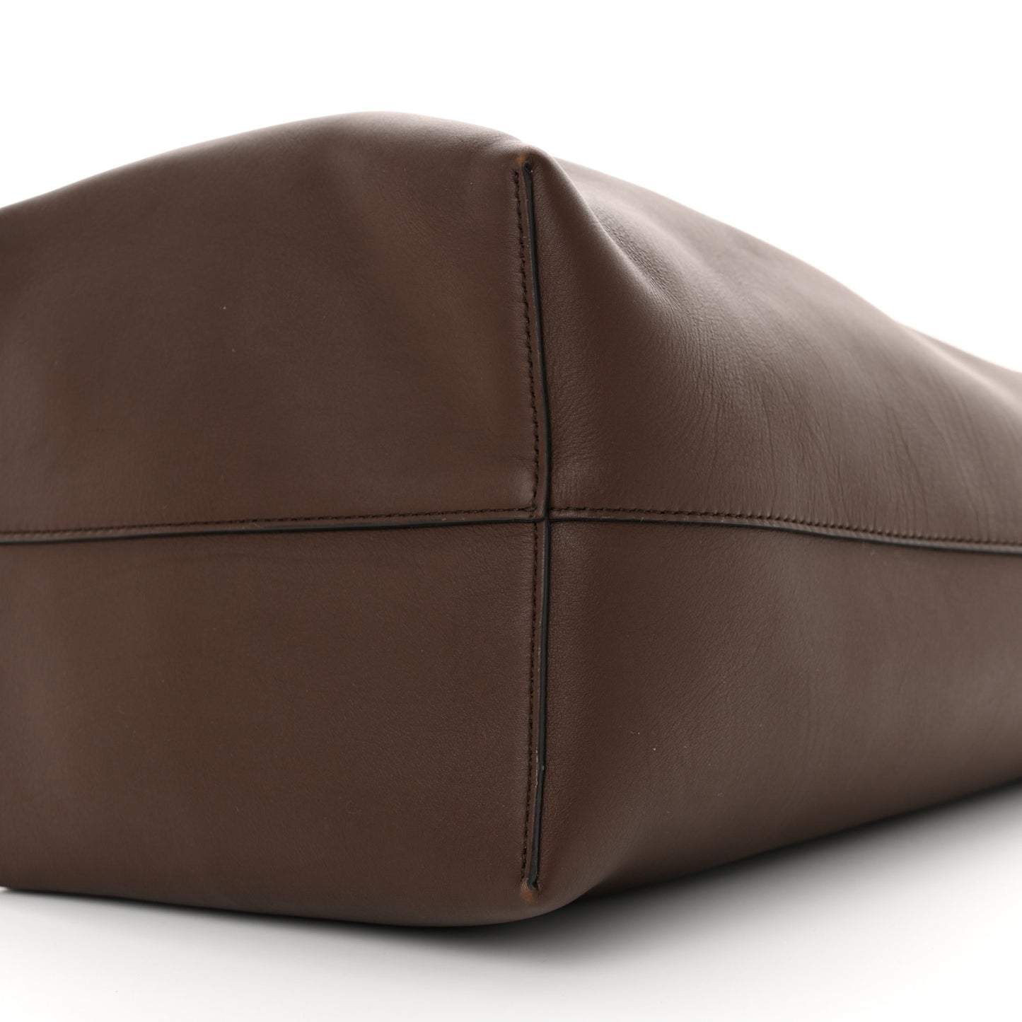 Calfskin Medium N/S Park Tote Chocolate