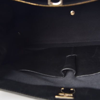 Valentino Garavani Calfskin Studded Large JoyLock Satchel Black 12 of 20