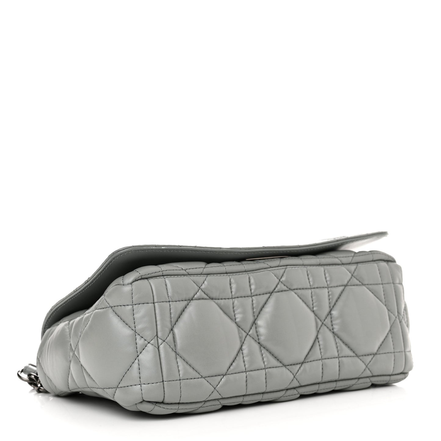 Calfskin Macrocannage Medium Caro Bag Iron Grey