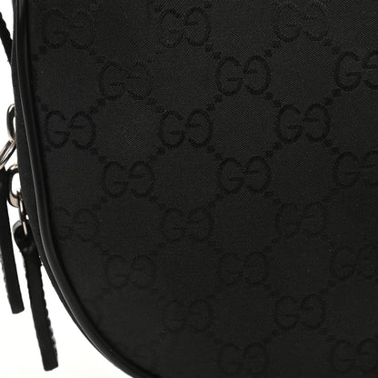 Gucci Nylon Monogram Fanny Pack Belt Bag Black 10 of 12