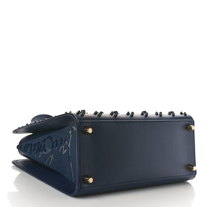 Christian Louboutin Calfskin Empire Loubinthesky Medium Paloma Ink 4 of 10